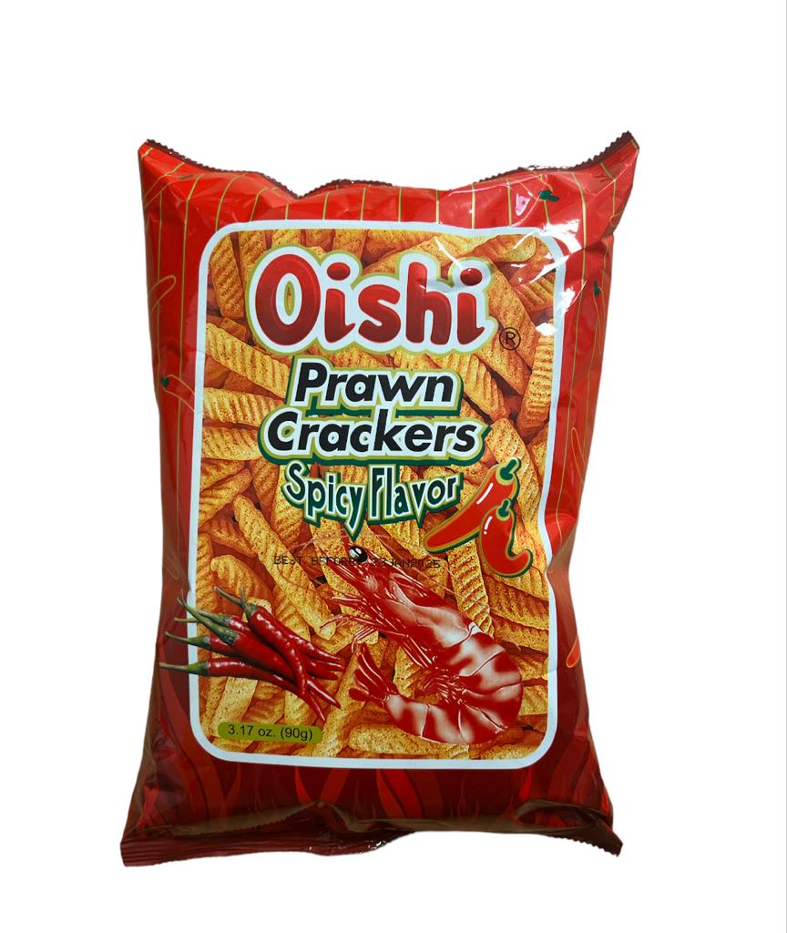 Prawn Crackers Spicy 60g - Oishi