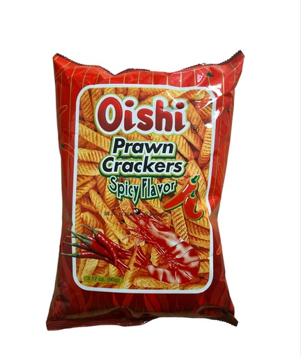 Prawn Crackers Spicy 60g - Oishi