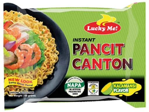 Calamansi Pancit Canton 60g - Lucky Me