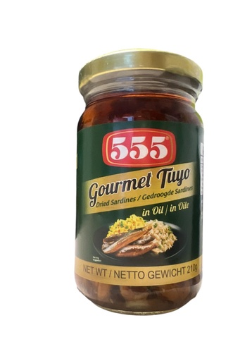 Gourmet Tuyo (Herring) in Corn Oil 210g - 555